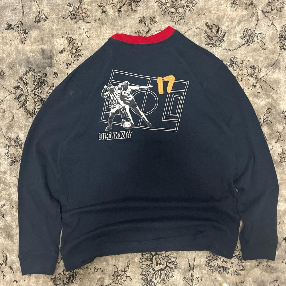 Old Navy Men's Navy Crewneck with Graphic